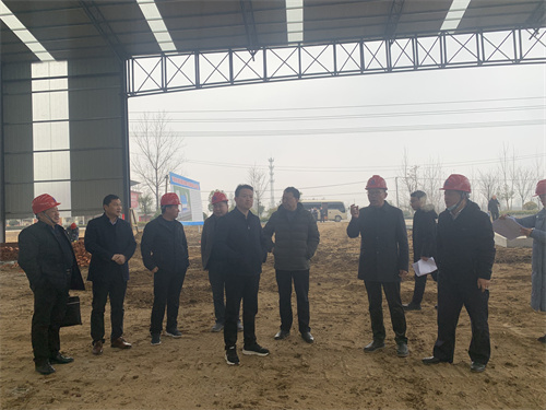 萬人助萬企，節(jié)后送關懷——上級部門領導視察永和集團城陽城拌合站建設情況！